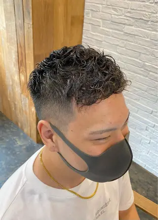 ショート パーマ 髪質改善推し 巽のヘアスタイル