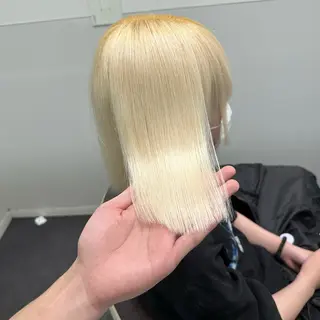 ミディアム カラー ✨髪質改善艶カラー✨ リュウトのヘアスタイル