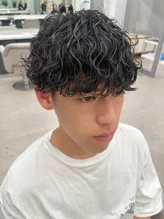 パーマ メンズ 🍐シャドウパーマ メンズ特化/守岡🍐のヘアスタイル