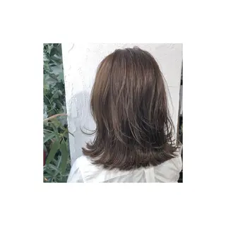 セミロング カラー mayu ○のヘアスタイル