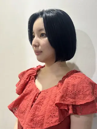 ショート ボブ人気No,1✨ TAME副店長のヘアスタイル