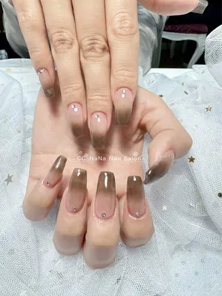 ネイル CC  NaNa ワンホンネイル🌙Nのネイルデザイン