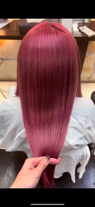 ロング カラー 上野 瑞貴のヘアスタイル