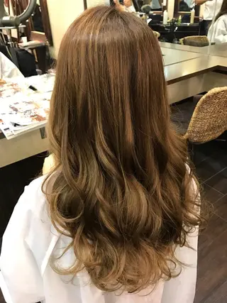 ミディアム セミロング ロング カラー ミニモお気に入り数 No.1宍戸雄弥のヘアスタイル
