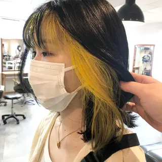 ミディアム mayu ○のヘアスタイル