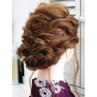 ヘアアレンジ fio マナミのヘアスタイル