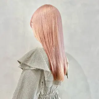 ロング カラー 髪質改善⌇透明感 カラー⌇川上葵のヘアスタイル