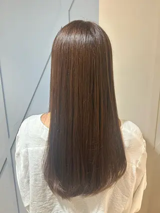 ロング カラー 大川 夏実のヘアスタイル