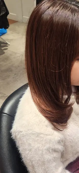パーマ セミロング ✨カット✨ 小田　なつめのヘアスタイル