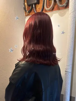 ミディアム カラー 暖色カラー/レイヤー 🌙 オノユリカのヘアスタイル