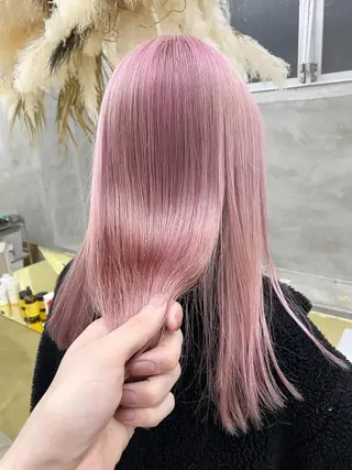 セミロング カラー スパイラルパーマ 🌐hina⭐️のヘアスタイル