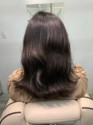 カラー 垢抜け 雰囲気アップ ふにゅう ののかのヘアスタイル