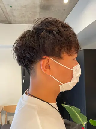 パーマ メンズ hazuki 🌝のヘアスタイル