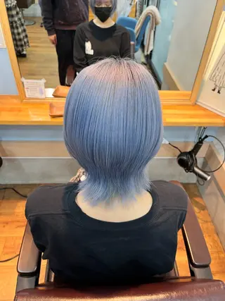 ミディアム カラー 🫧ハイトーン/ ブリーチ🫧白石航汰のヘアスタイル