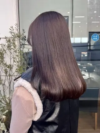 カラー 🍀透明感カラー🍀 わか モデル募集のヘアスタイル