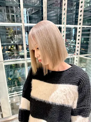 ショート カラー 東北No.1完全個室 💐梶谷社長のヘアスタイル