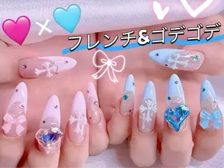 ネイル 長さだし専門店 M2　rikaのネイルデザイン