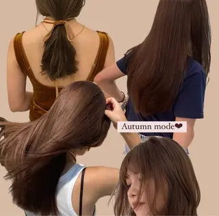 ミディアム カラー ボブ 西宮北口/みなみのヘアスタイル