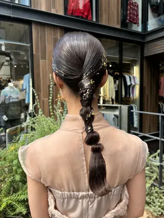 ロング ヘアアレンジ すぐ巻ける縮毛矯正 🍀勝倉　麗のヘアスタイル