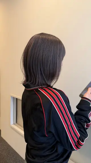 ショート カラー mashu/ブリーチ /ストレート/らなのヘアスタイル