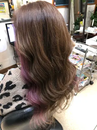 ロング 石塚 浩のヘアスタイル