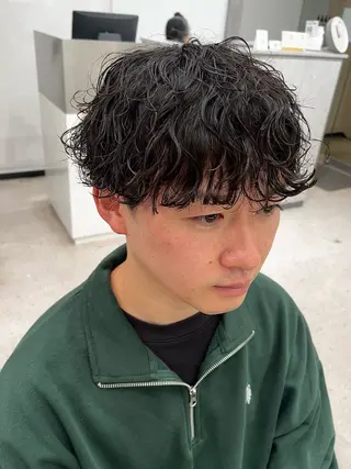 パーマ メンズ 🍐シャドウパーマ メンズ特化/守岡🍐のヘアスタイル