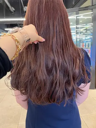 ロング カラー ヘアアレンジ 落合　眺 (オチアイ　ノゾミ)のヘアスタイル