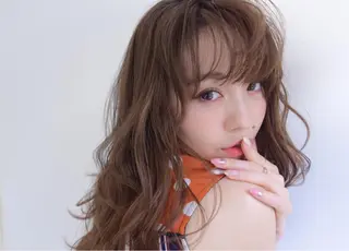 セミロング パーマ ERI ☆のヘアスタイル