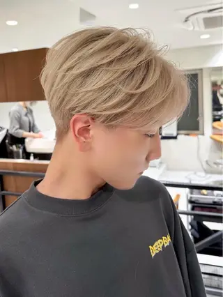 ショート 韓国風/顔周り/レイ ヤー/北千住/凛太郎のヘアスタイル
