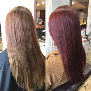 ロング カラー 松田 類生のヘアスタイル