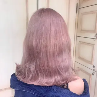 ミディアム カラー ハイトーン職人 ♡中島凱人のヘアスタイル