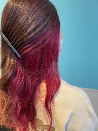 セミロング 日置 大智のヘアスタイル