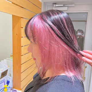 ミディアム カラー ✨髪質改善🎨 杉本賢人のヘアスタイル