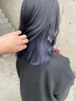 ミディアム カラー 日高 香織のヘアスタイル