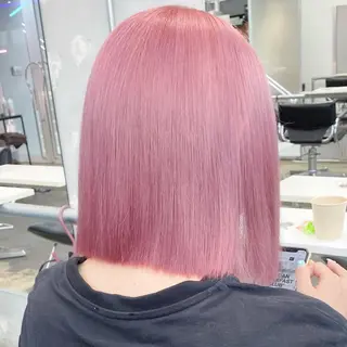 カラー ヘアアレンジ 💗💗韓国レイヤー yu-ki💗💗のヘアスタイル
