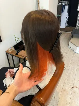 ミディアム カラー 🍀髪質改善、カラー TAICHI🍀のヘアスタイル