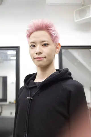 ショート カラー メンズ メンズ専門ブリー チカラー⚡️リュウジのヘアスタイル