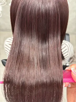 ロング カラー すぐ巻ける縮毛矯正 🍀勝倉　麗のヘアスタイル