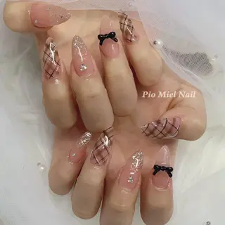 ネイル HANA 長さだしのネイルデザイン