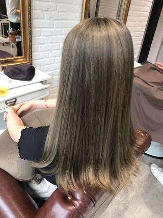 ロング カラー Renatus店長 金子裕美のヘアスタイル