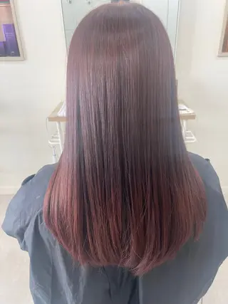 ロング カラー NaVIユウジ 透明感カラーのヘアスタイル