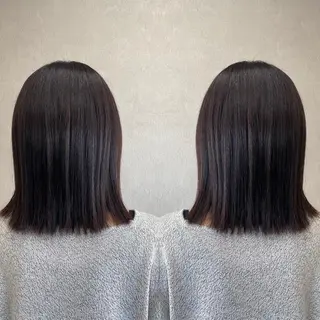 ミディアム カラー tocca 💜石田愛結💜のヘアスタイル