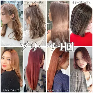 ミディアム カラー シールエクステ☀️ L.O.G村岡健一のヘアスタイル