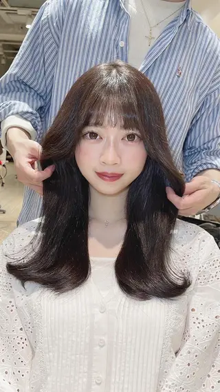ミディアム 小顔似合わせ提案/ レイヤー/川澄かずまのヘアスタイル