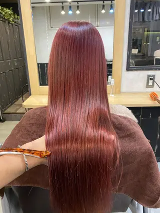 ロング カラー ヘアアレンジ 髪質改善✨ 小田拓弥のヘアスタイル