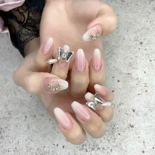 ロング カラー パーマ ヘアアレンジ メンズ キッズ ネイル マツエク・マツパ アイブロウ Salon Ｋのネイルデザイン