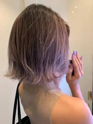 ショート カラー 美髪形成！色素改善！ 秋田　和輝のヘアスタイル