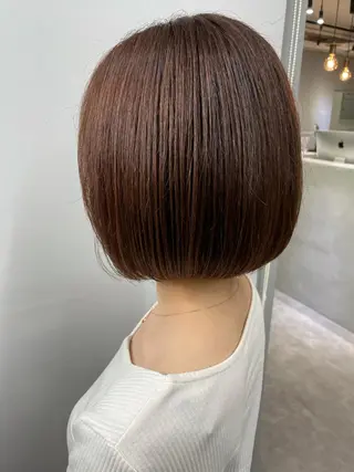 ショート カラー 美髪矯正・レイヤー 倉友哉のヘアスタイル