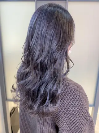 セミロング カラー 【透明感、艶髪】西村 有司のヘアスタイル