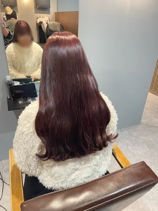 ロング Mimi🎀ブリーチ なし透明感 Ｗカラーのヘアスタイル